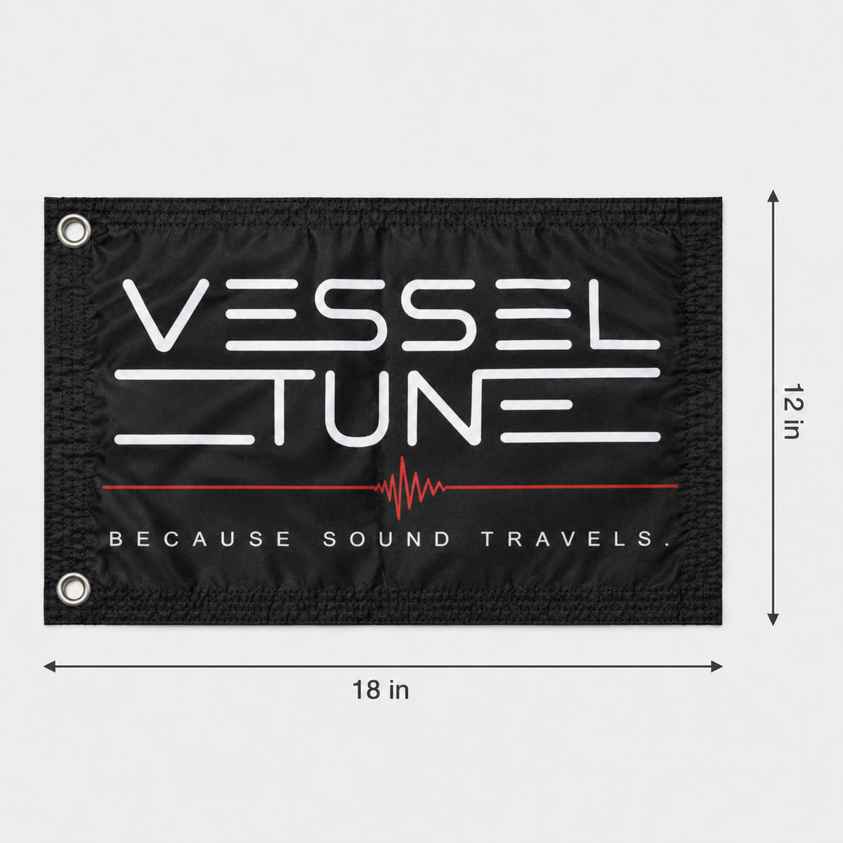 Vessel Tune Boat Flag (12"x18")