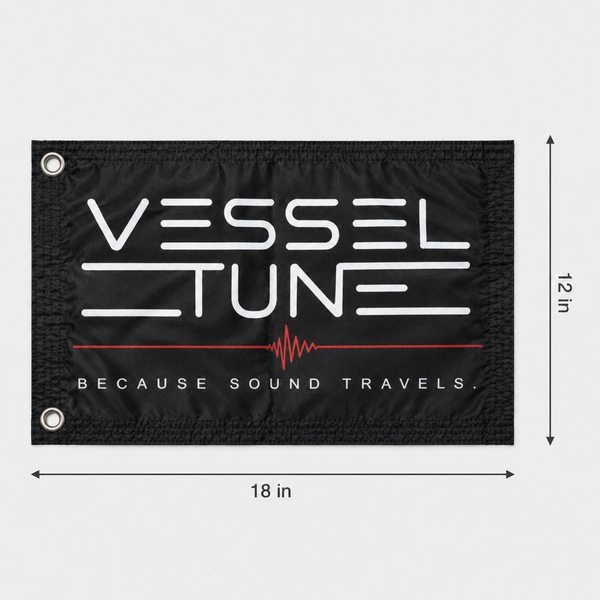 Vessel Tune Boat Flag (12"x18")